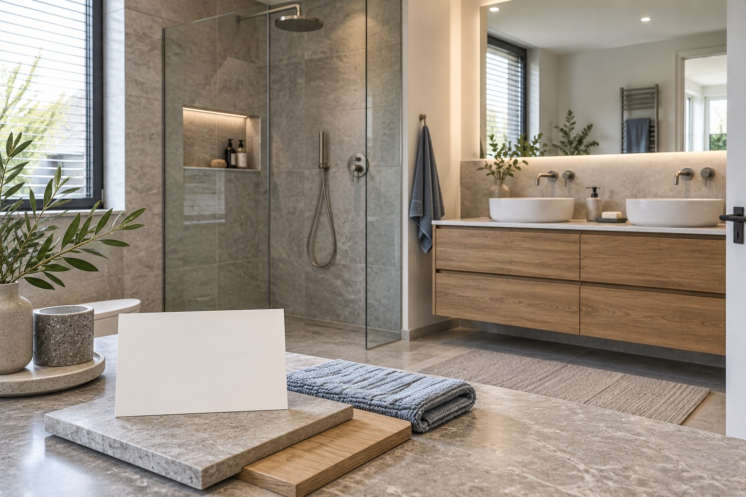 Complete badkamer als toepassing voor BM Badkamers
