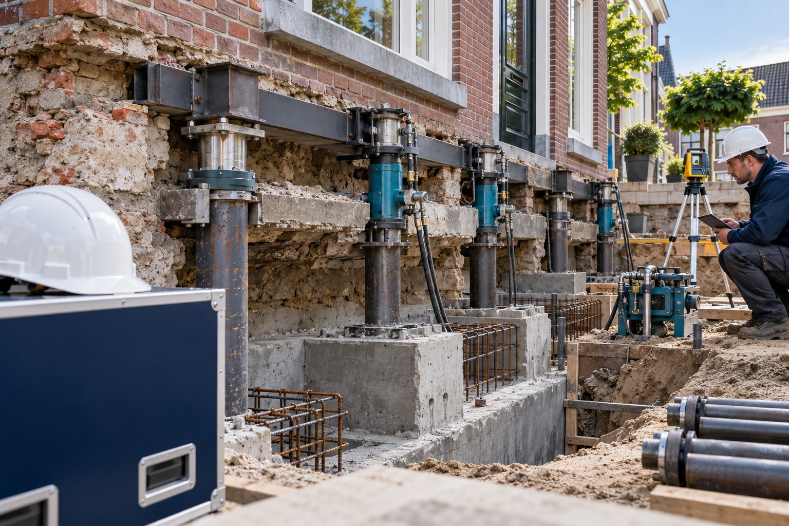 Technisch funderingsherstel als toepassing voor BM Fundament